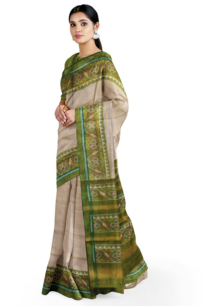 Handloom Single Ikat Silk Patola Saree