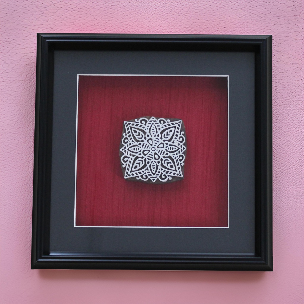 Decorative Wooden Block Art Wall Hanging / Frame