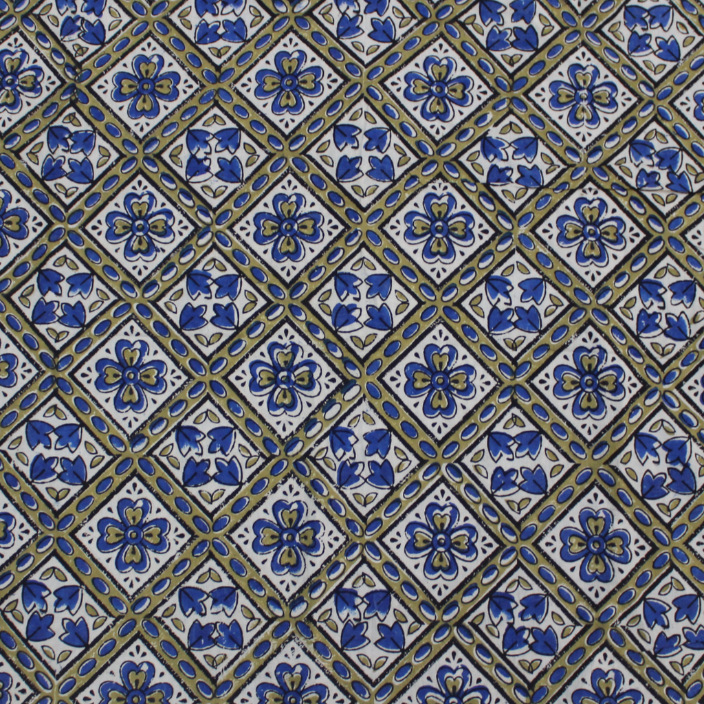 Cotton Hand Block Print Cloth Material/Fabric
