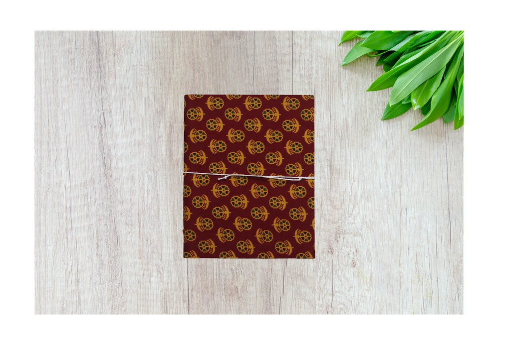 Handmade Ajrakh Print Diary