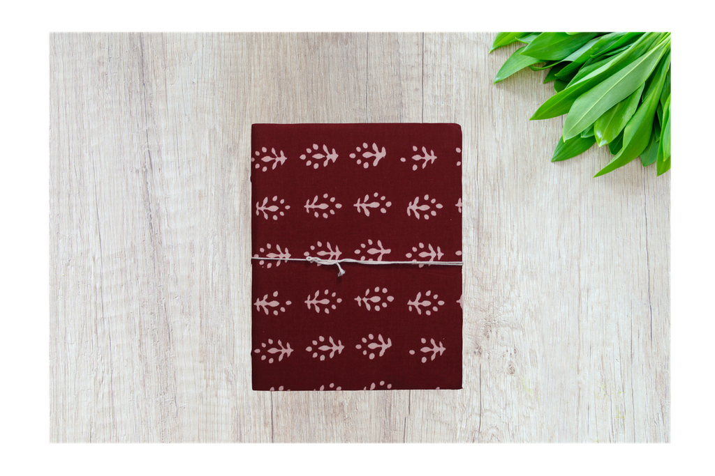 Handmade Ajrakh Print Diary