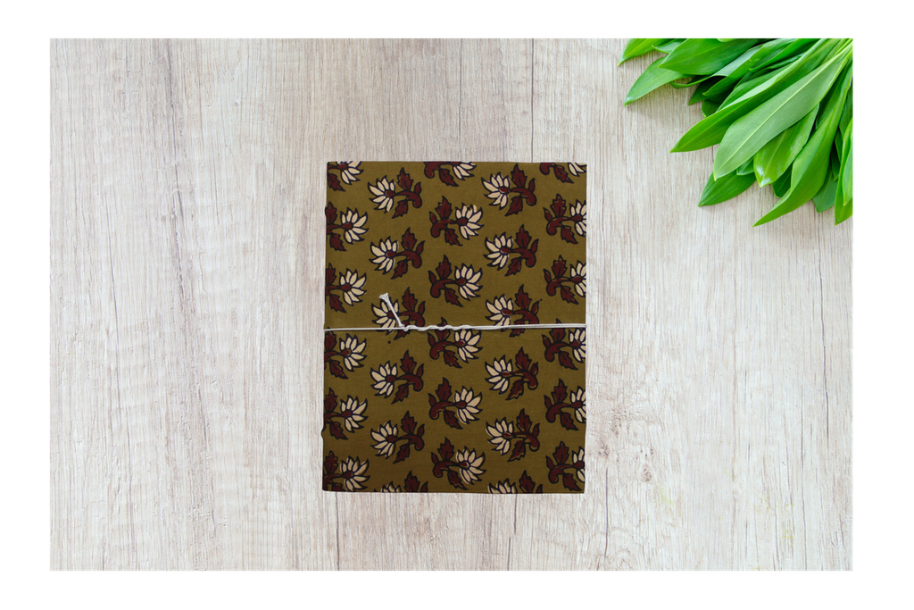 Handmade Ajrakh Print Diary
