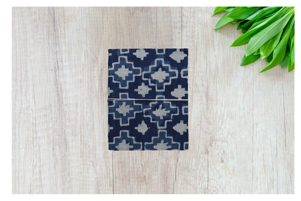 Handmade Ajrakh Print Diary