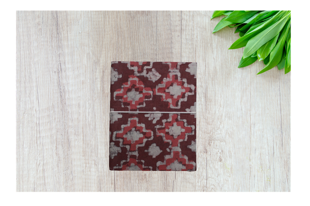 Handmade Ajrakh Print Diary