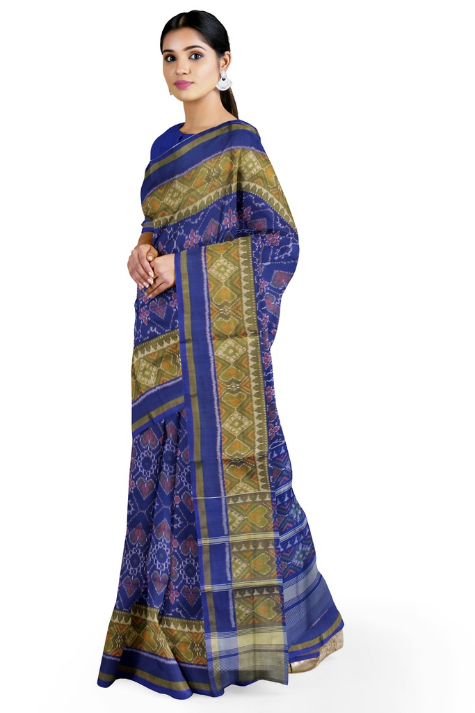 Handloom Single Ikat Silk Patola Saree
