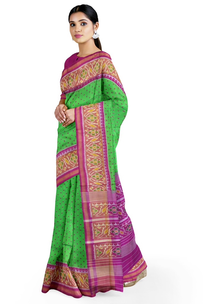 Handloom Single Ikat Silk Patola Saree