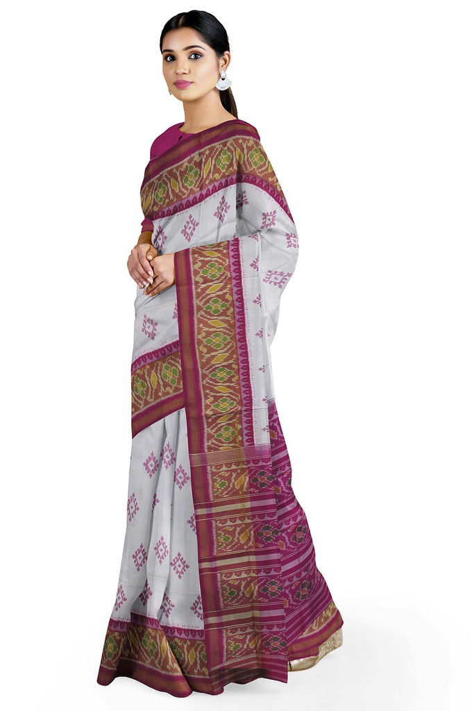 Handloom Single Ikat Silk Patola Saree