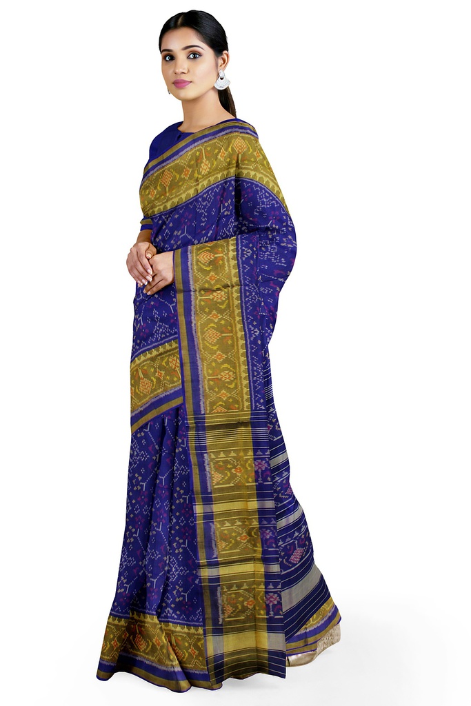 Handloom Single Ikat Silk Patola Saree