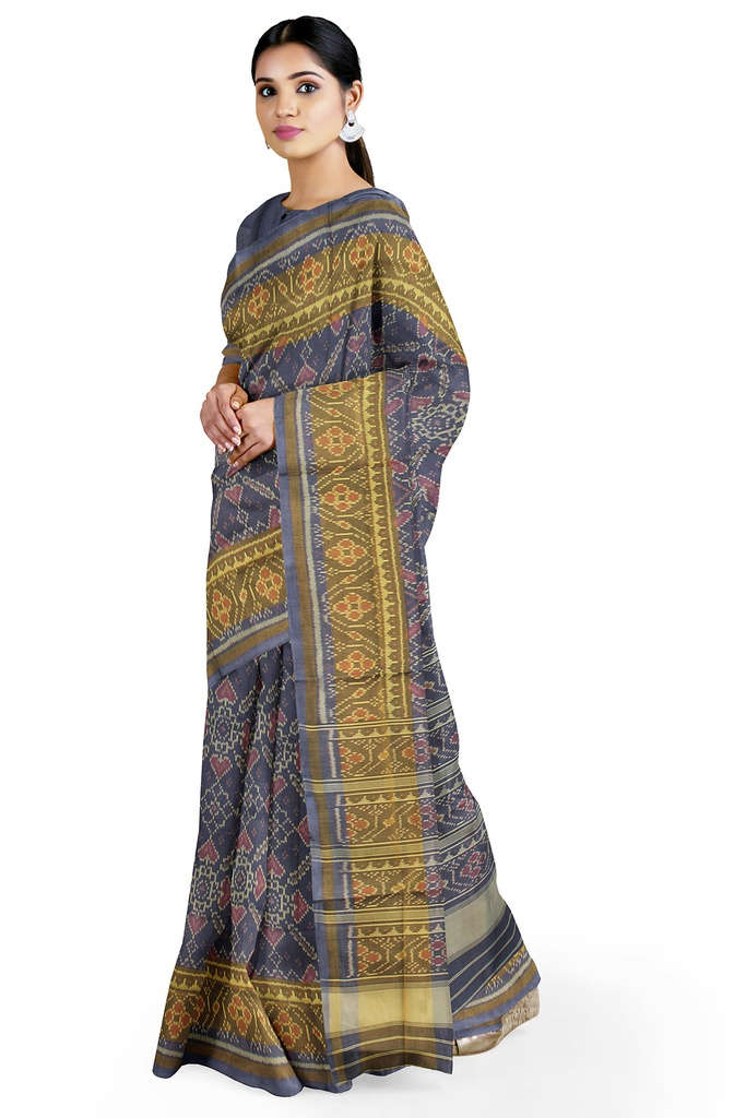 Handloom Single Ikat Silk Patola Saree