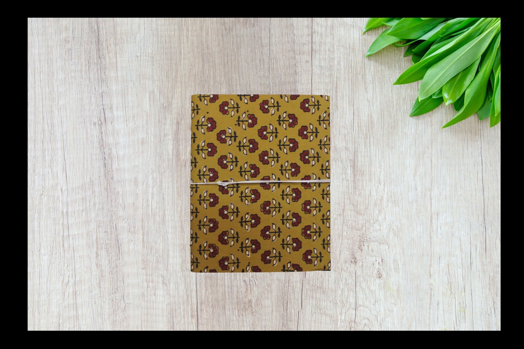 Handmade Ajrakh Print Diary