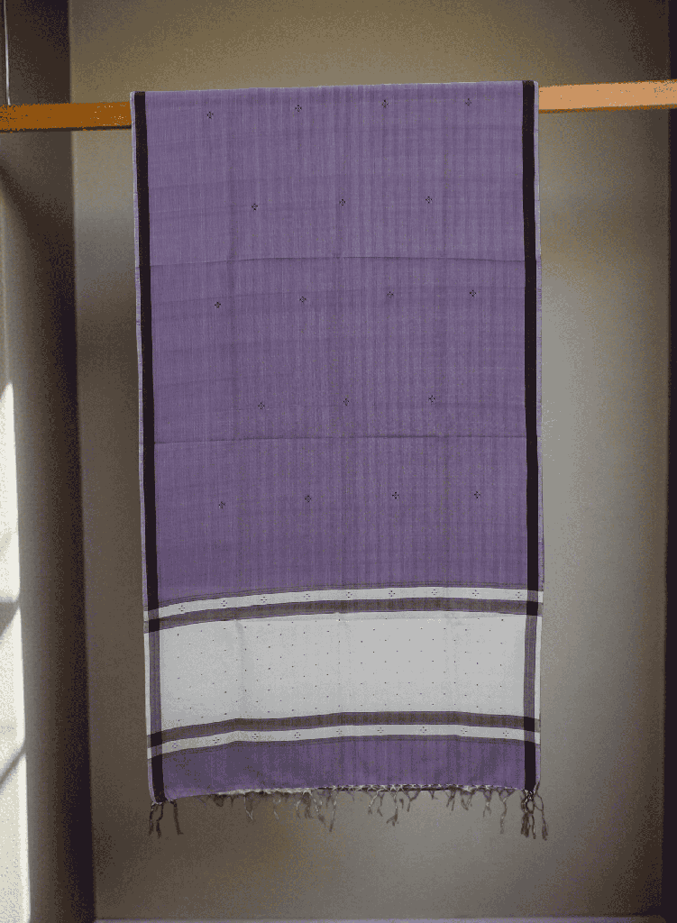 Handwoven Cotton Tangaliya Stole