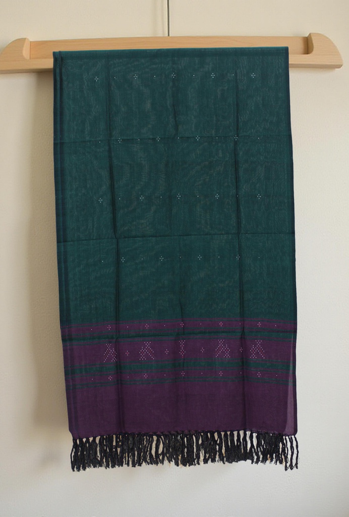Handwoven Cotton Tangaliya Stole