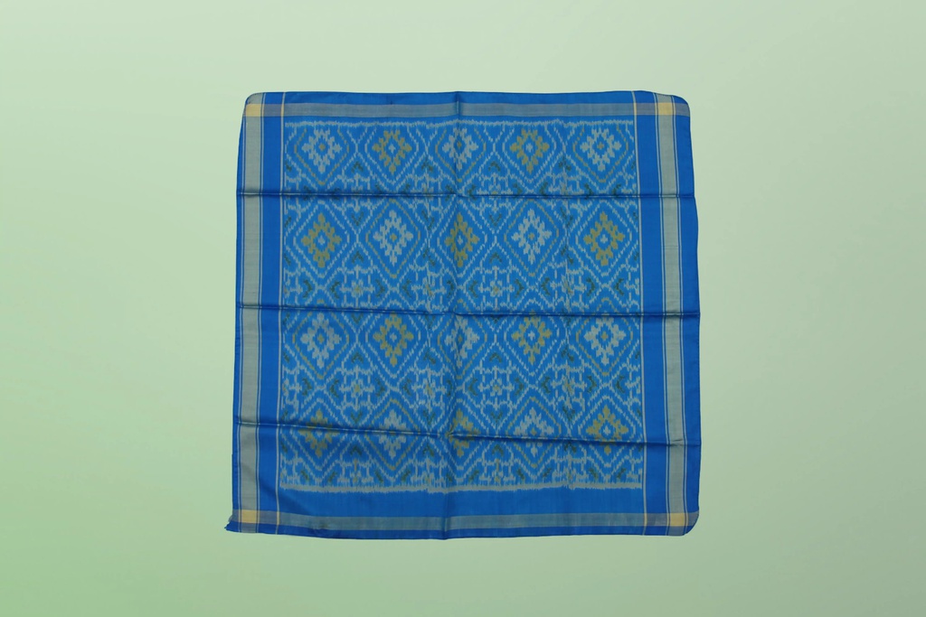 Handloom Single Ikat Patola Pocket Square