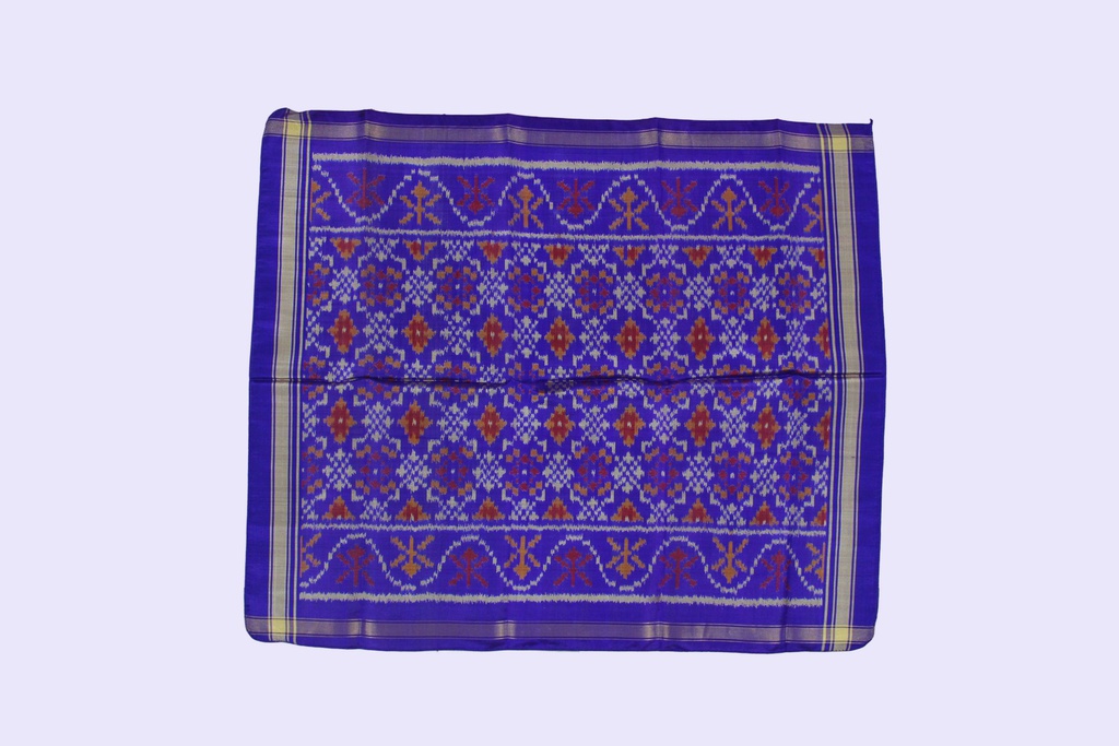 Handloom Single Ikat Patola Pocket Square