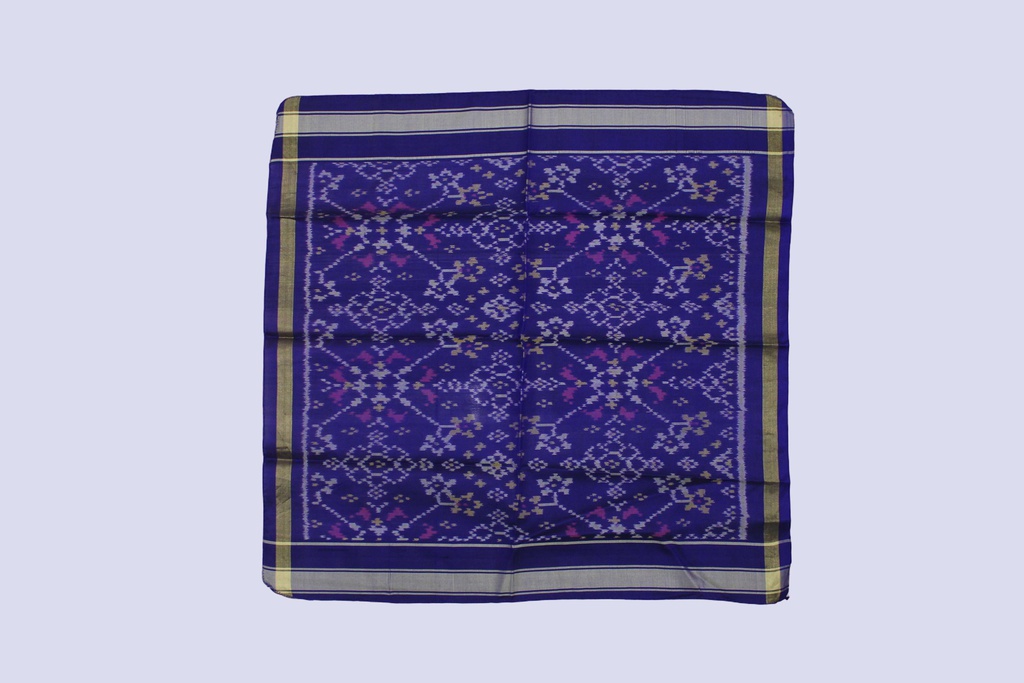 Handloom Single Ikat Patola Pocket Square