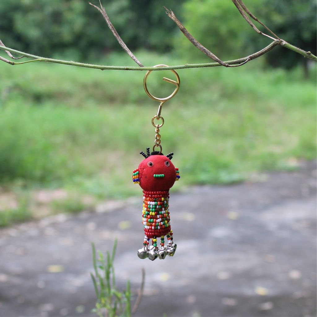 Handmade Beaded Keychain