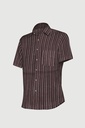 Men’s Short-Sleeve Striped Casual Shirt