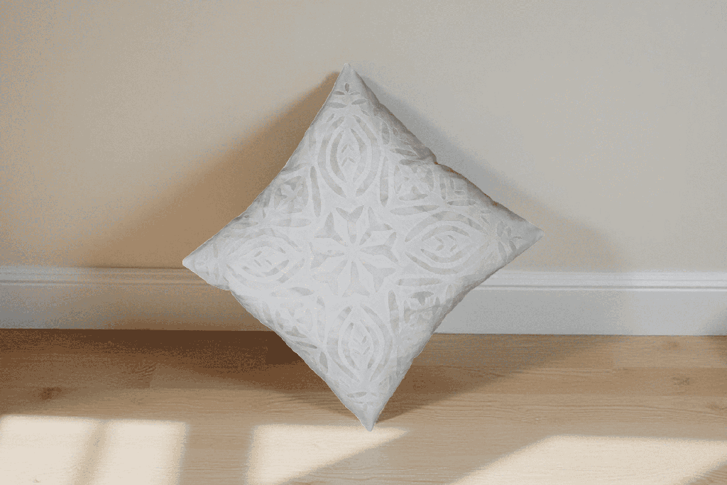 Handmade Applique Work Cushion Cover