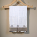 Handwoven Embroidered Mirror Woolen Work Stole