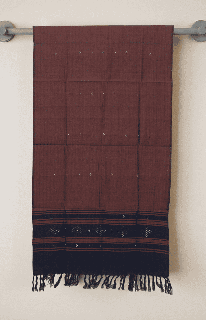 Handwoven Cotton Tangaliya Stole