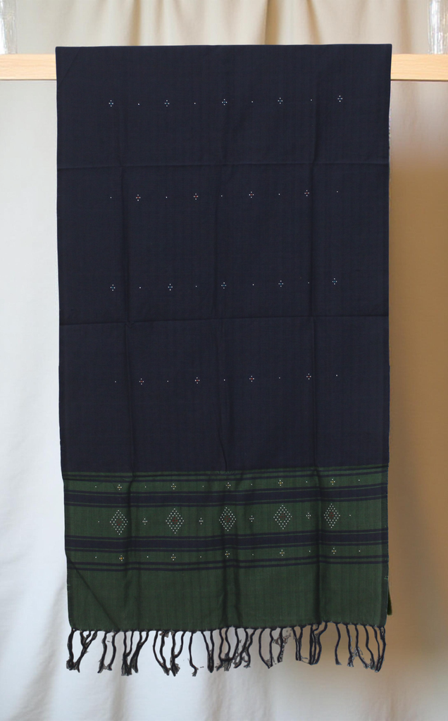 Handwoven Cotton Tangaliya Stole