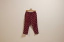 Elegant Cotton Block-Print Comfort Pants / Trouser