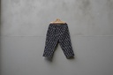 Elegant Cotton Block-Print Capri Pants / Trouser