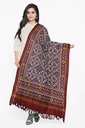 Handloom Double Ikat Patola Silk Dupatta