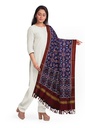 Handloom Double Ikat Patola Silk Dupatta