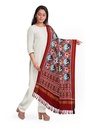 Handloom Double Ikat Patola Silk Dupatta