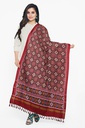 Handloom Double Ikat Patola Silk Dupatta