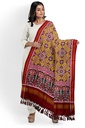 Handloom Double Ikat Patola Silk Dupatta