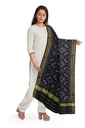 Handloom Single Ikat Patola Silk Dupatta
