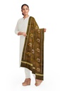Handloom Single Ikat Patola Silk Dupatta