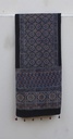 Hand Block Print Modal Silk Stole