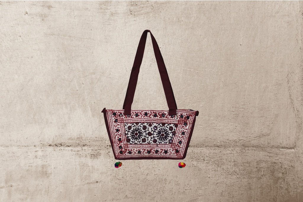 Handcrafted Block Printed Shoulder Bag