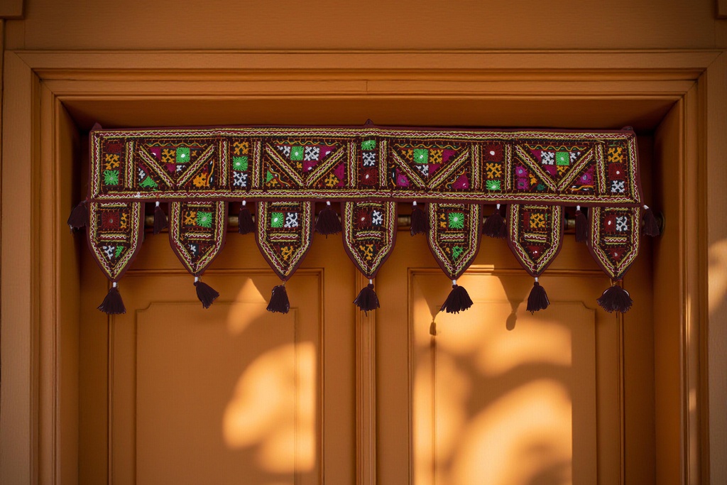 Handcrafted Kutchi Embroidered Door Toran