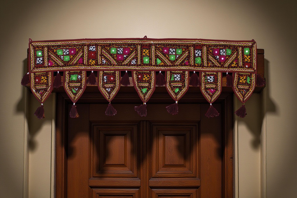Handcrafted Kutchi Embroidered Door Toran