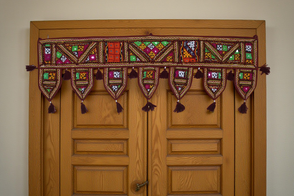Handcrafted Kutchi Embroidered Door Toran