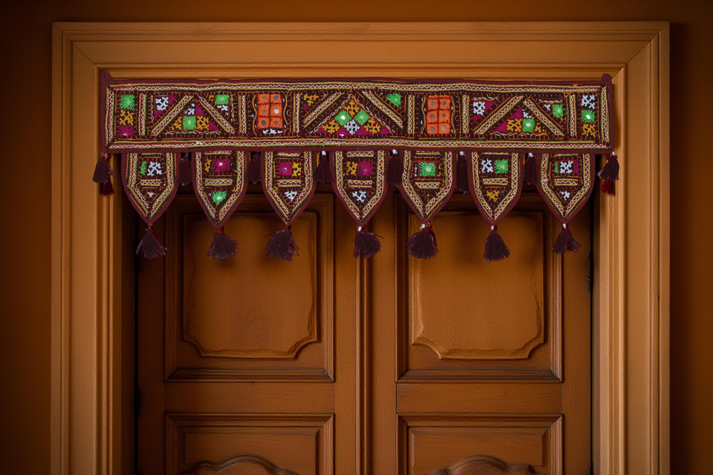 Handcrafted Kutchi Embroidered Door Toran