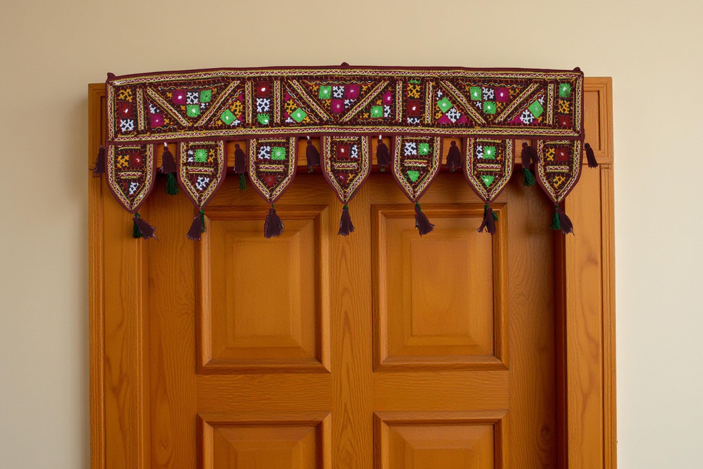 Handcrafted Kutchi Embroidered Door Toran