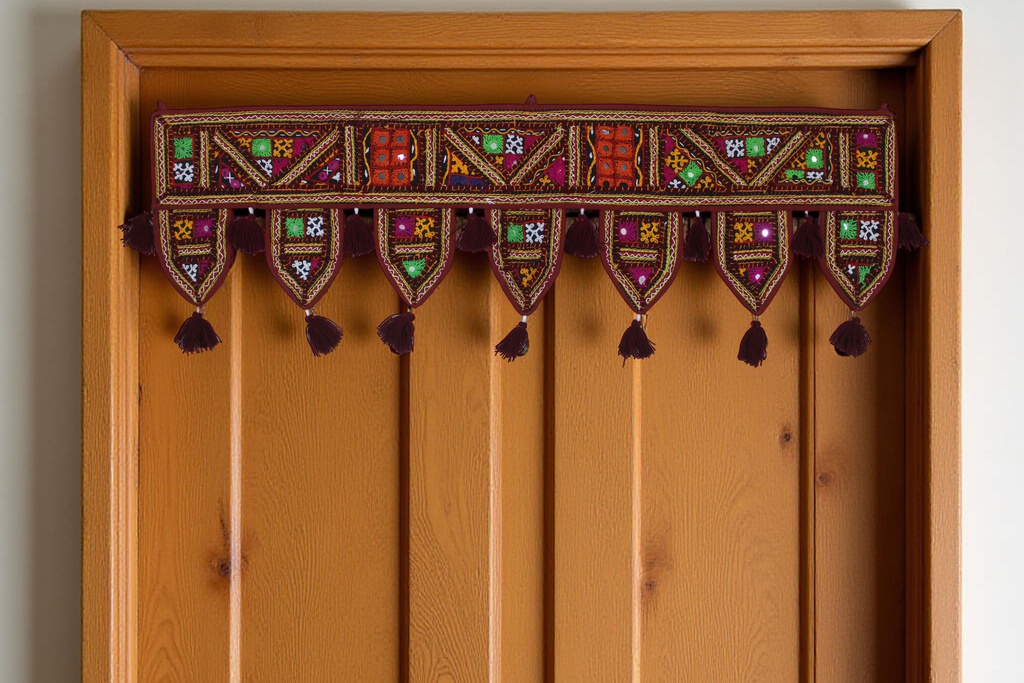 Handcrafted Kutchi Embroidered Door Toran