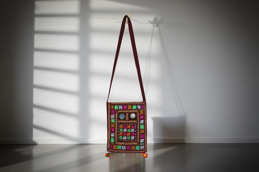 Handmade Kutchi Embroidered Sling Bag