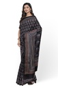 Ajrakh Hand Block Print Cotton Saree