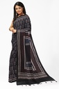 Ajrakh Hand Block Print Cotton Saree
