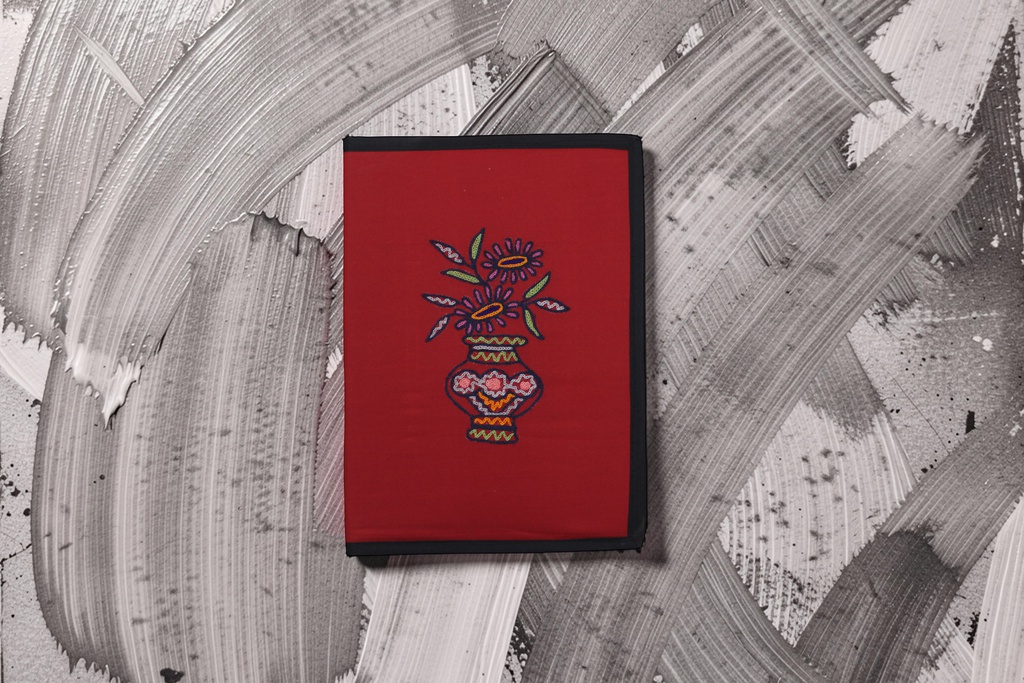 Handmade Embroidery Document File Folder
