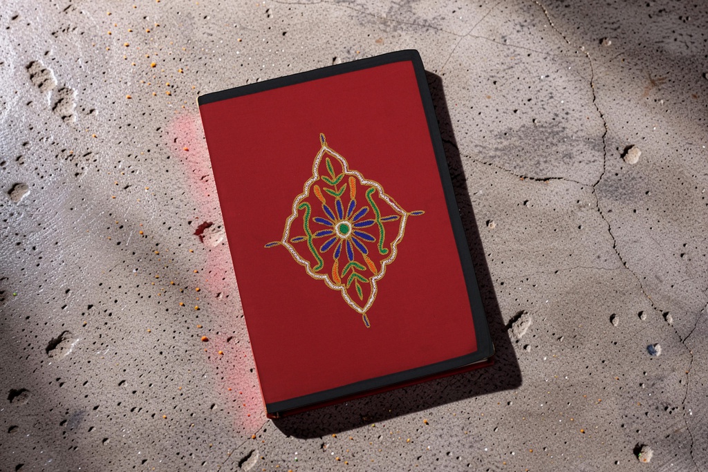 Handmade Embroidery Document File Folder