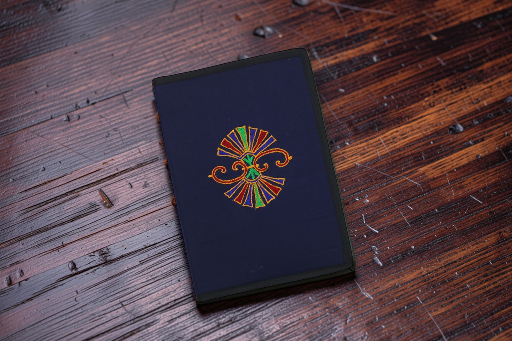 Handmade Embroidery Document File Folder