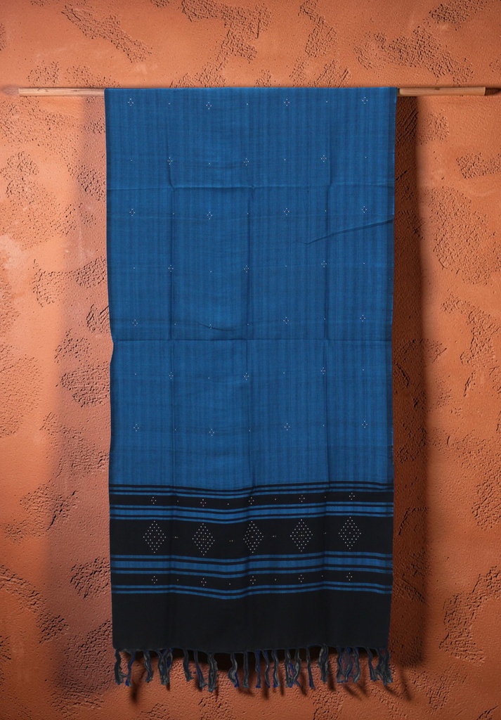 Handwoven Cotton Tangaliya Stole