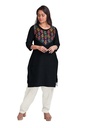 Handcrafted Applique Work Cotton Kurti Material